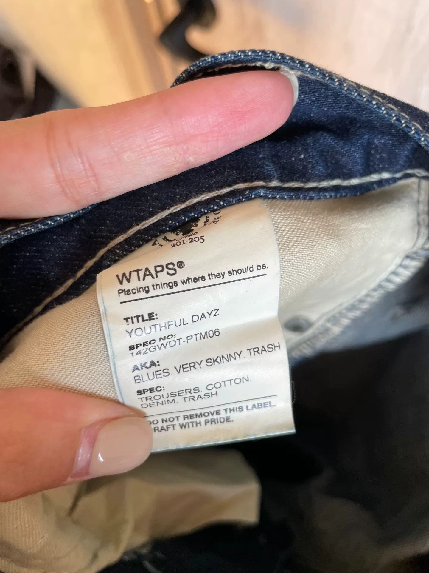 Wtaps WTAPS 16AW Very Skinny Washed Jeans Size US 30 / EU 46 - 5 Thumbnail