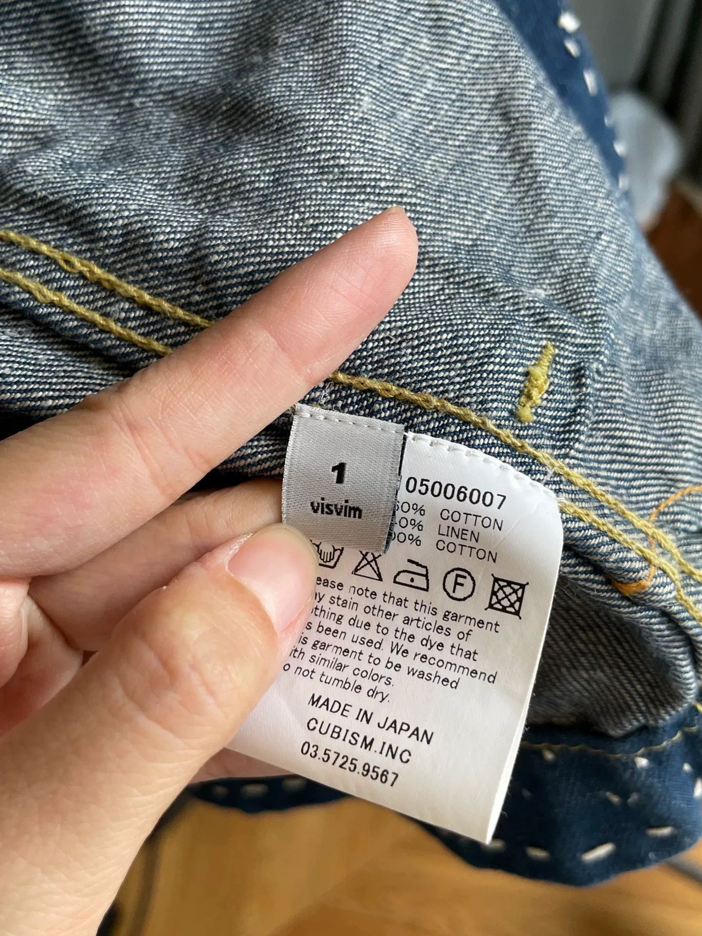 Visvim visvim fil denim robe size 1 Size US S / EU 44-46 / 1 - 7 Thumbnail