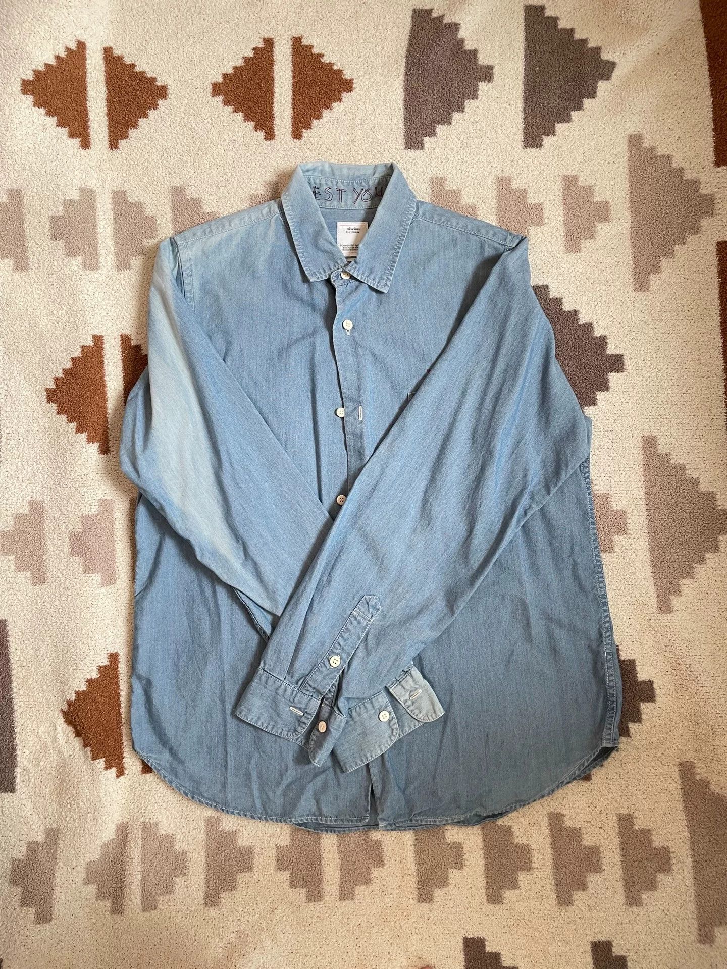 Visvim visvim jumbo denim shirt size 2 Size US M / EU 48-50 / 2 - 5 Thumbnail