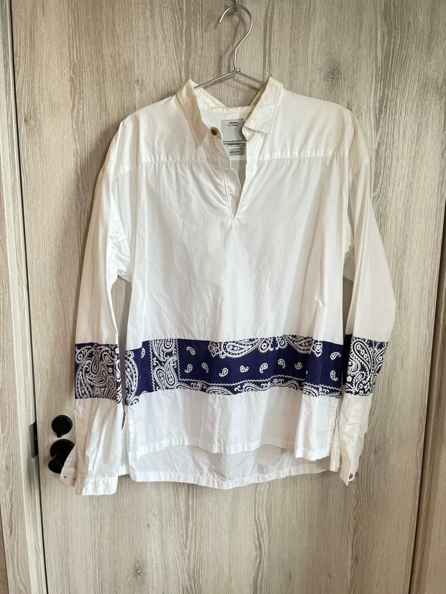 Visvim VISVIM Bandana Long-Sleeve Shirt Size US S / EU 44-46 / 1 - 4 Thumbnail