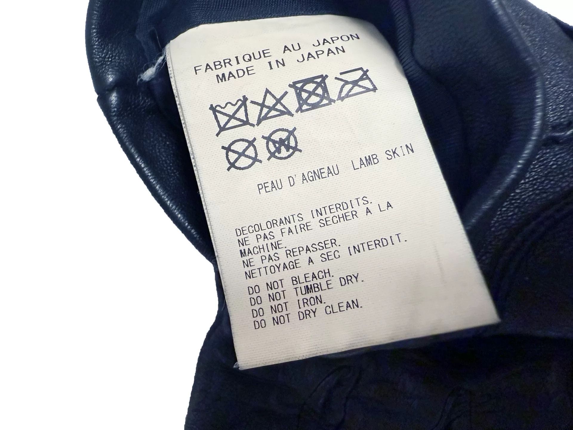 Yohji Yamamoto Yohji Yamamoto Pour Homme Leather Gloves Size ONE SIZE - 9 Thumbnail