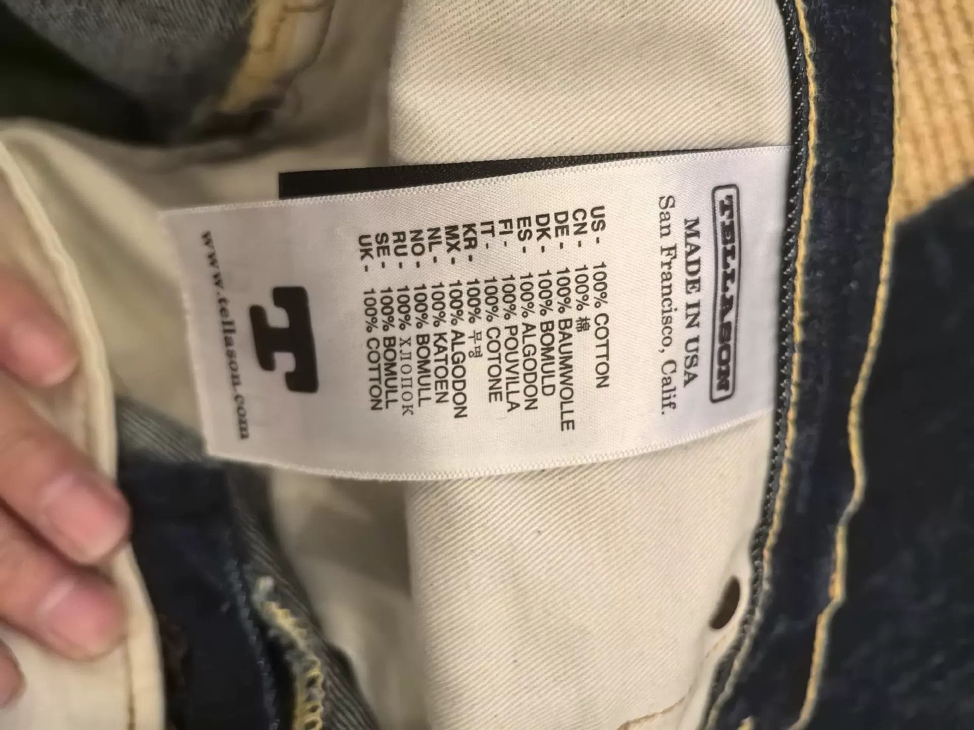 Tellason Tellason Elgin Mid Rise Slim Tapered Size US 32 / EU 48 - 6 Thumbnail