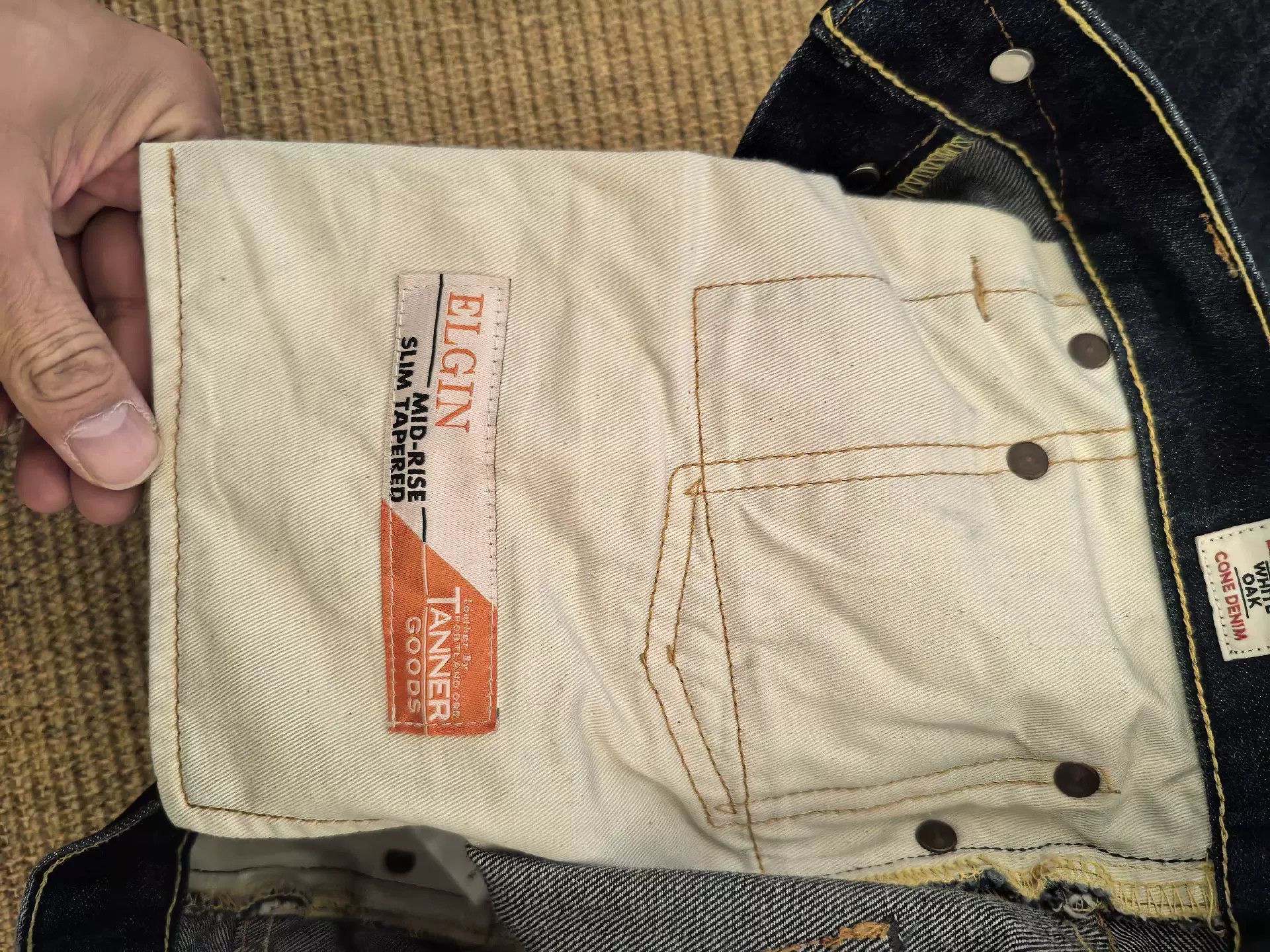 Tellason Tellason Elgin Mid Rise Slim Tapered Size US 32 / EU 48 - 5 Thumbnail