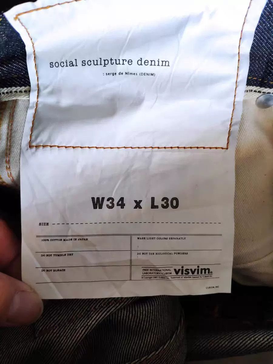 Visvim visvim 13AW Raw Denim Jeans Size US 34 / EU 50 - 7 Thumbnail