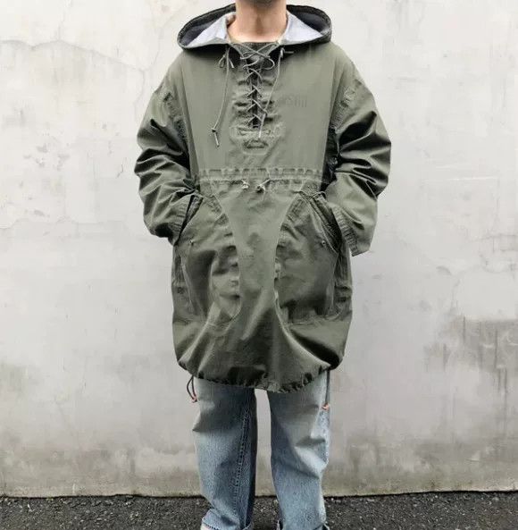 Visvim VISVIM CHINOOK PONCHO 3L DMGD Size US S / EU 44-46 / 1 - 7 Thumbnail