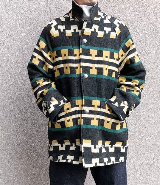 Visvim Visvim Hopiland Coat Native Blanket Size US M / EU 48-50 / 2 - 7 Thumbnail