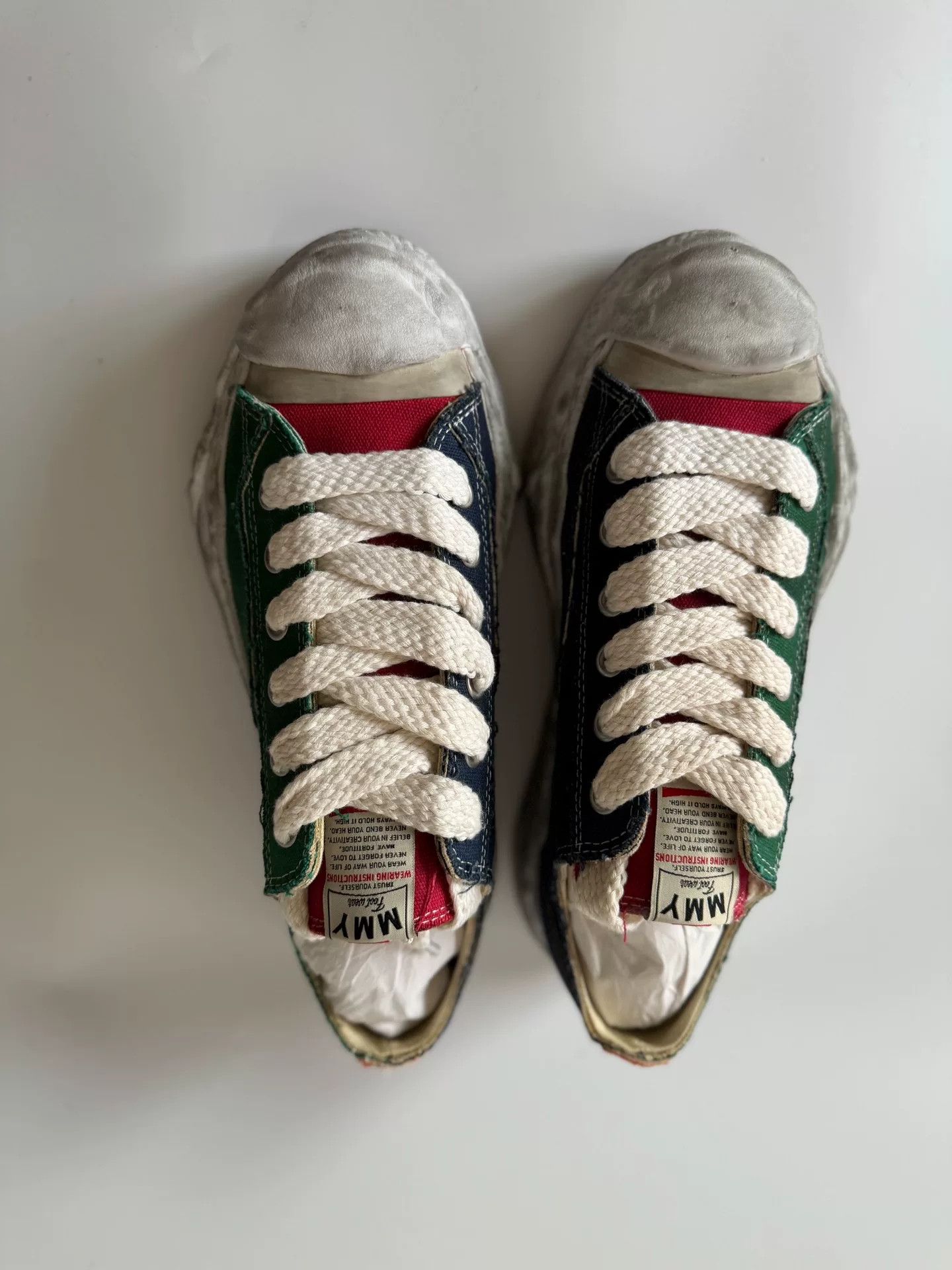 Maison MIHARA YASUHIRO Mihara Yasuhiro Distressed Dissolved Shoes Size US 9 / EU 42 - 2 Thumbnail