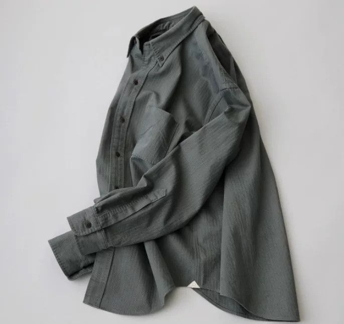 Niceness NICENESS 24AW Herringbone Vintage Loose Shirt Size US M / EU 48-50 / 2 - 3 Thumbnail