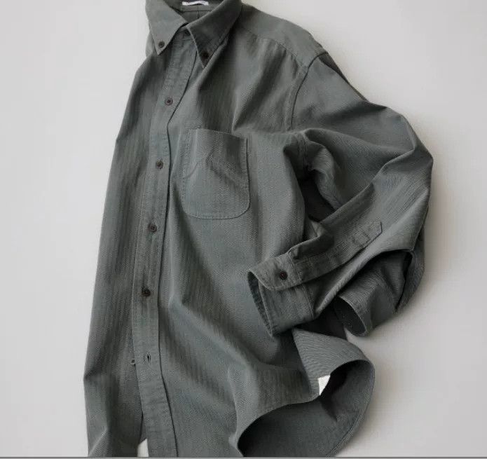 Niceness NICENESS 24AW Herringbone Vintage Loose Shirt Size US M / EU 48-50 / 2 - 4 Thumbnail