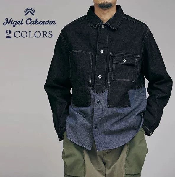 Nigel Cabourn Nigel Cabourn Utility Vintage Denim Shirt Size US M / EU 48-50 / 2 - 5 Thumbnail
