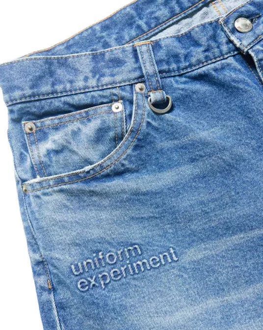 uniform experiment uniform experiment Damaged Denim Pants Size US 31 - 3 Thumbnail