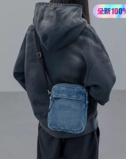 uniform experiment uniform experiment Denim Shoulder Bag Size ONE SIZE - 2 Thumbnail
