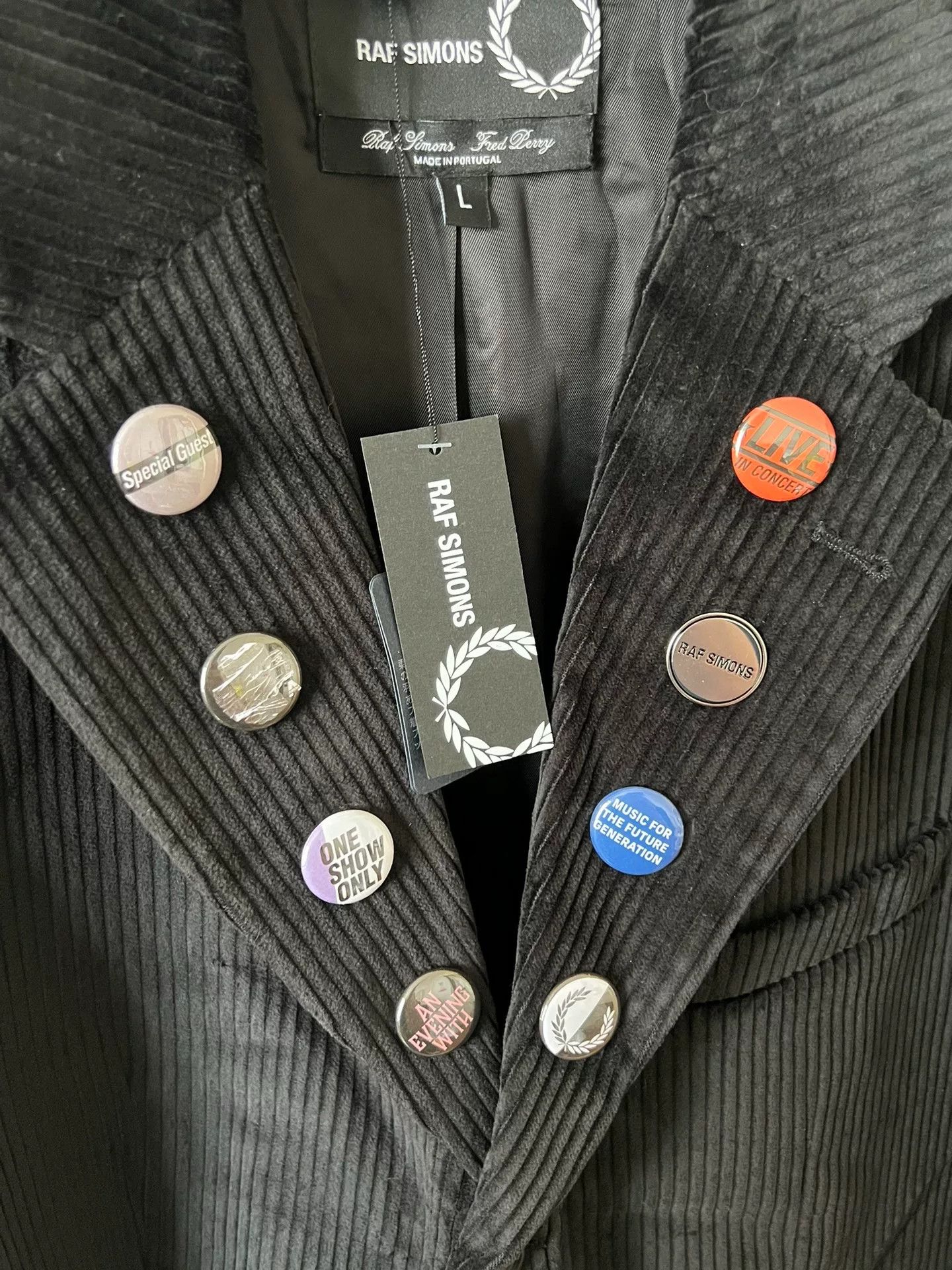 Raf Simons Raf Simons x Fred Perry Corduroy Blazer Size US L / EU 52-54 / 3 - 6 Thumbnail