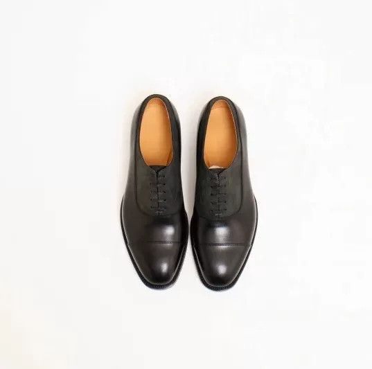 Forme D'Expression forme Long Vamp Balmoral Calf Leather Shoes Size US 6 / EU 39 - 3 Thumbnail