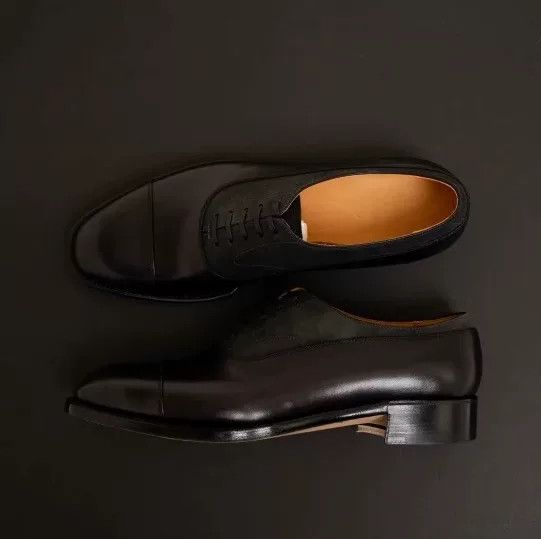 Forme D'Expression forme Long Vamp Balmoral Calf Leather Shoes Size US 6 / EU 39 - 2 Thumbnail