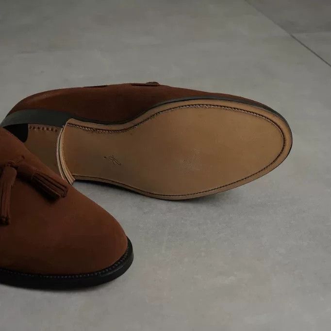Forme D'Expression Forme Suede Tassel Loafer Shoes Size US 9 / EU 42 - 6 Thumbnail