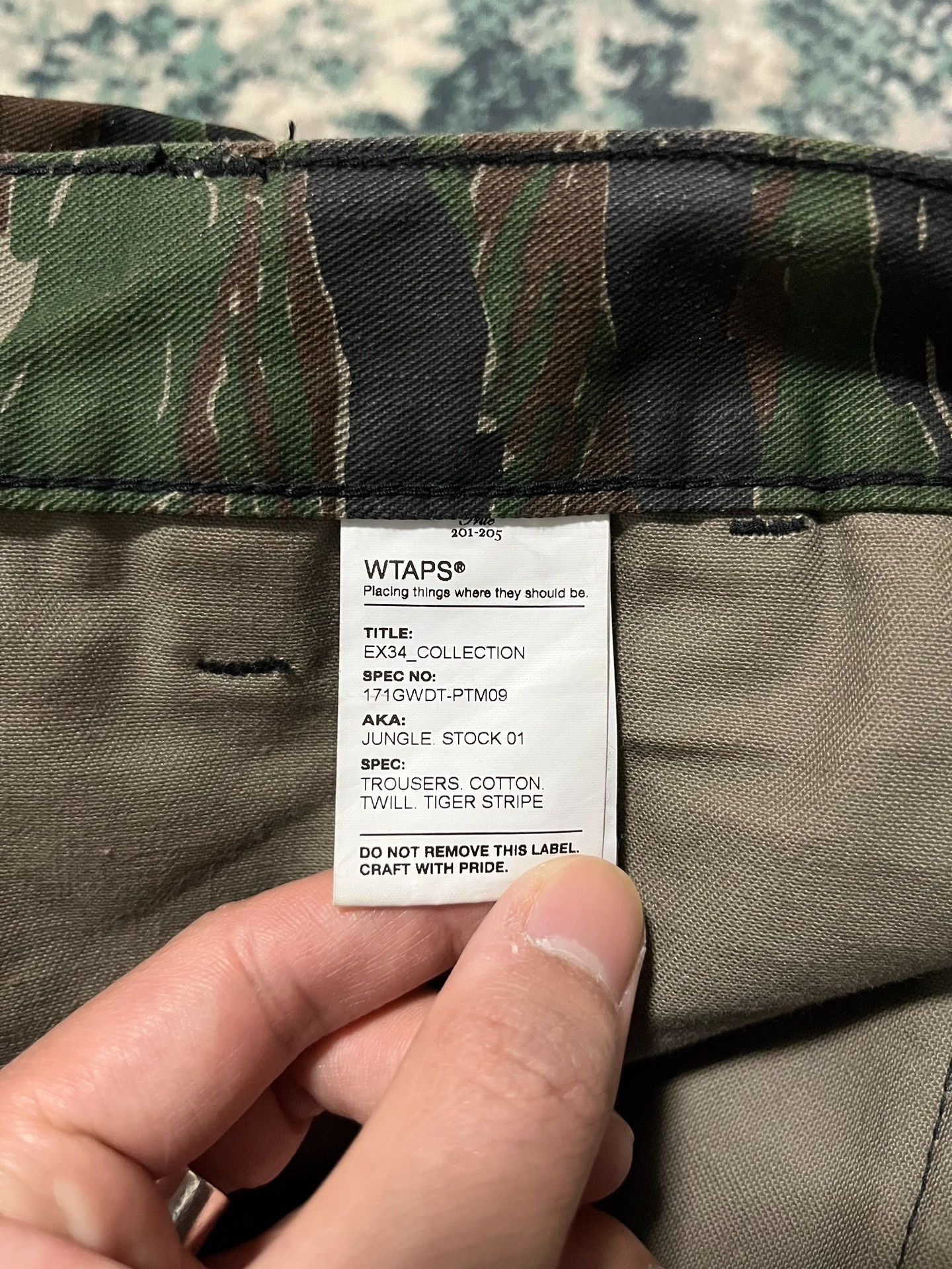 Wtaps WTAPS 17SS Jungle Stock Camo Cargo Pants Size US 26 / EU 42 - 6 Thumbnail