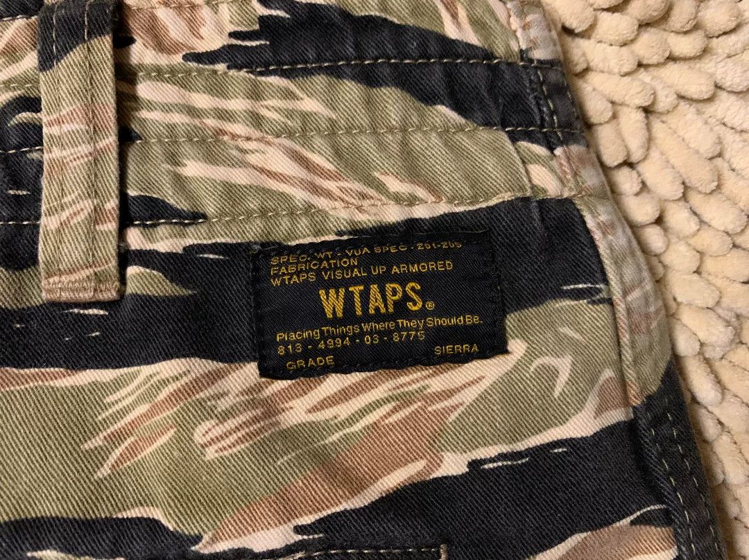 Wtaps WTAPS 12SS Jungle Chopped Tiger Stripe Shorts Size US 26 / EU 42 - 3 Thumbnail