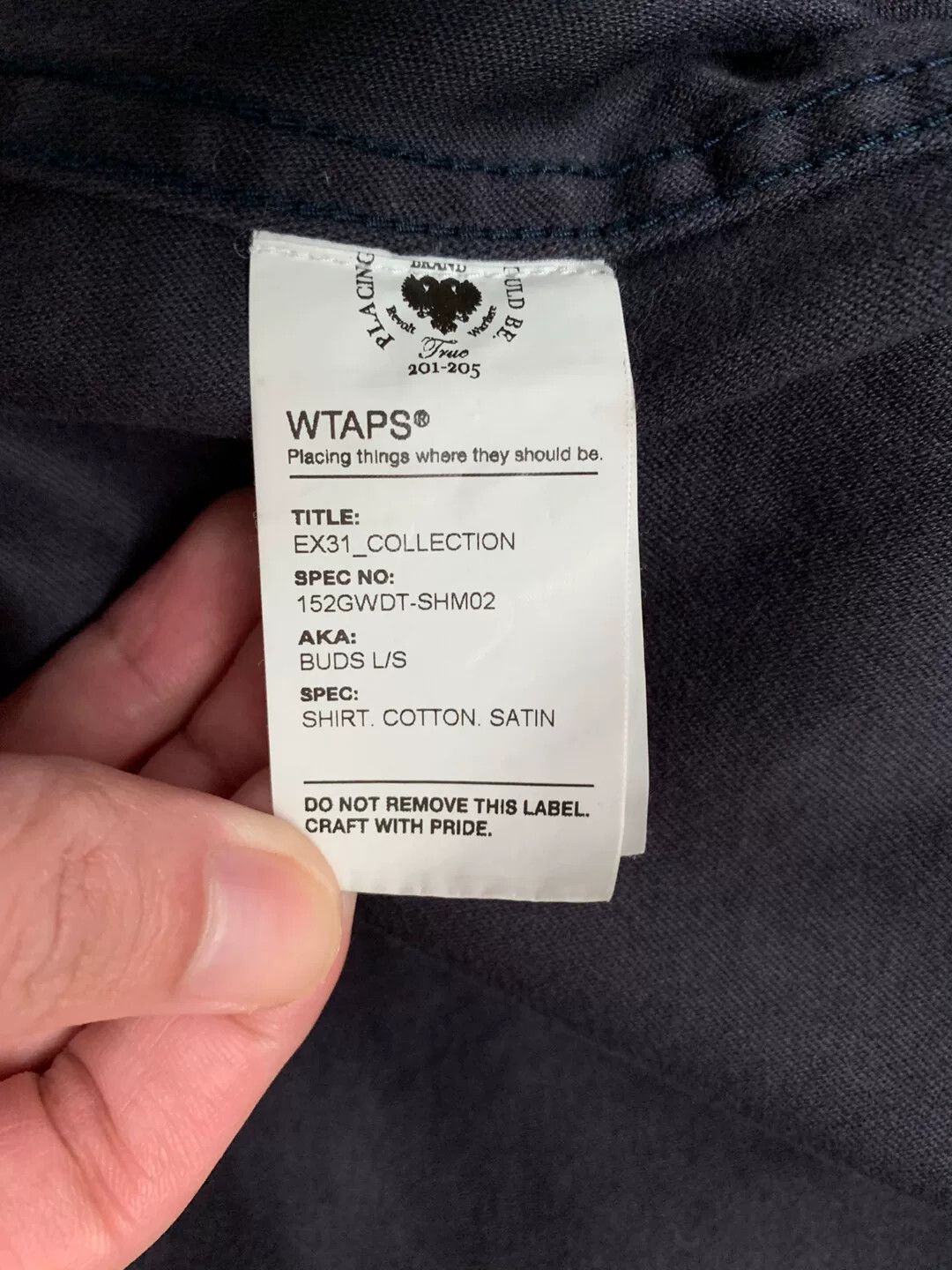 Wtaps WTAPS 15AW Jungle LS Two Pocket Navy S Size US S / EU 44-46 / 1 - 5 Thumbnail