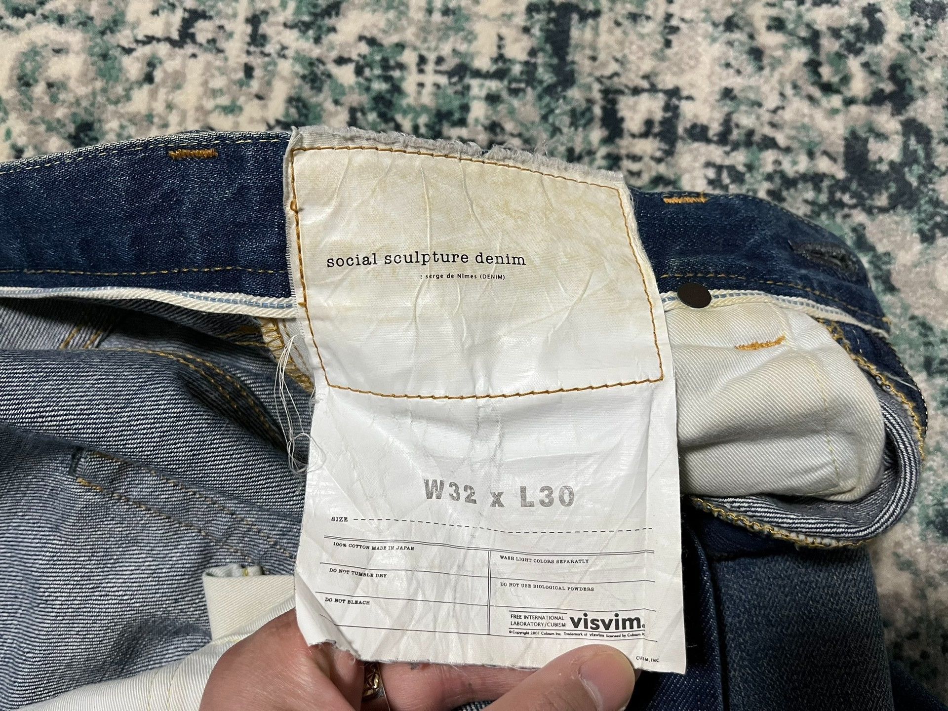 Visvim visvim 16aw 03d12 Jeans W32L30 Size US 32 / EU 48 - 7 Thumbnail