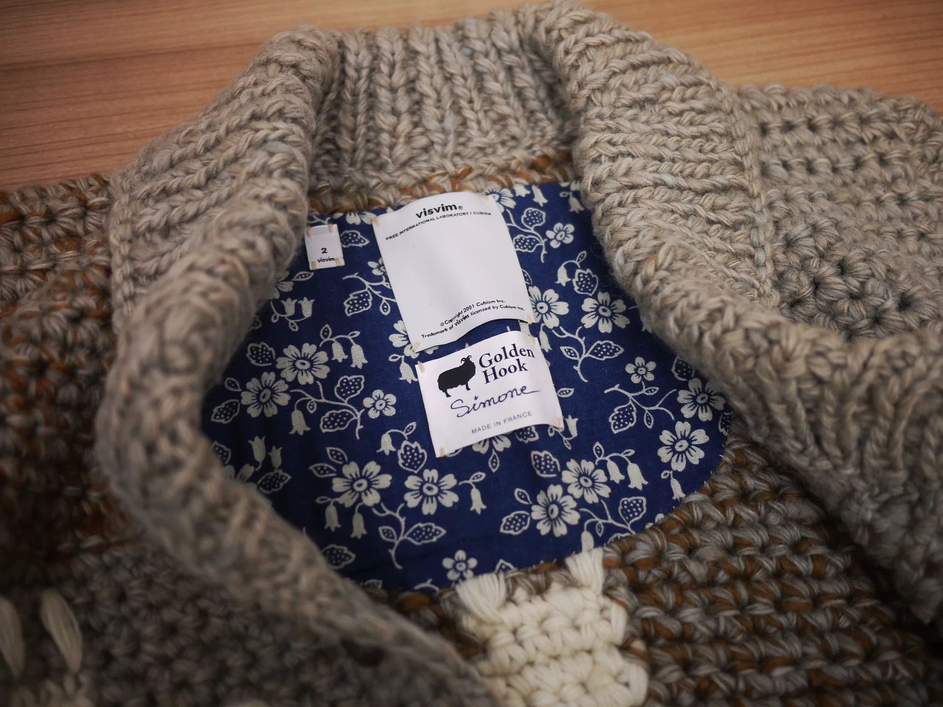 Visvim VISVIM FW13-14 CROCHET CARDIGAN Size US M / EU 48-50 / 2 - 2 Thumbnail
