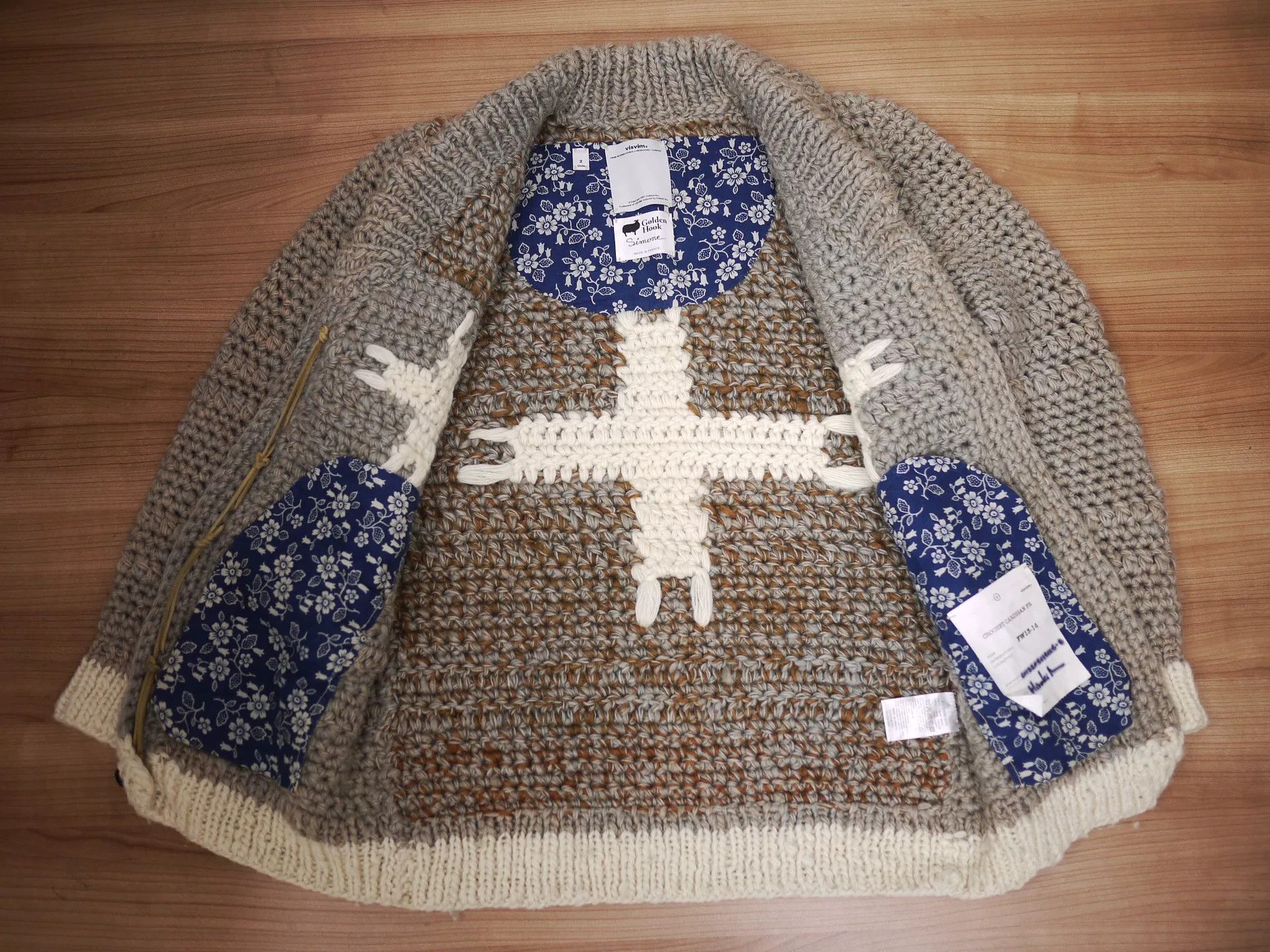 Visvim VISVIM FW13-14 CROCHET CARDIGAN Size US M / EU 48-50 / 2 - 6 Thumbnail