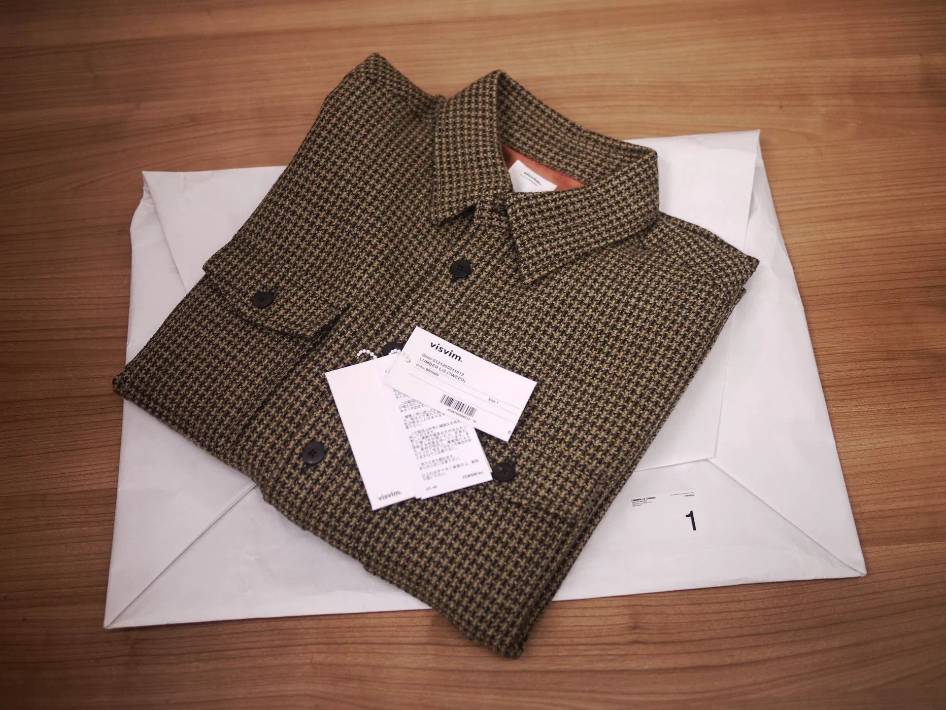 Visvim VISVIM LUMBER SHIRT (TWEED) Size US S / EU 44-46 / 1 - 8 Thumbnail