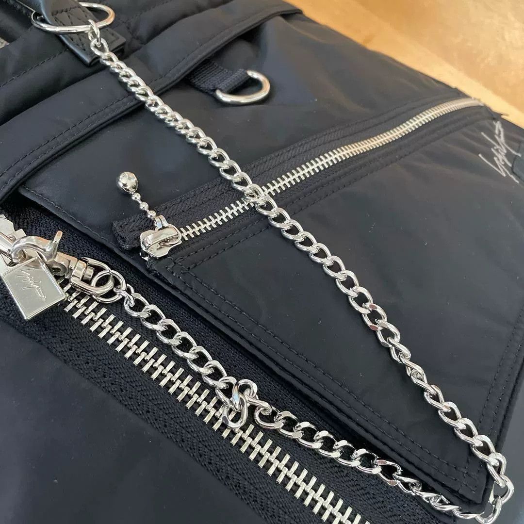 Yohji Yamamoto Yohji Yamamoto x Porter Black Shoulder Bag Size ONE SIZE - 5 Thumbnail