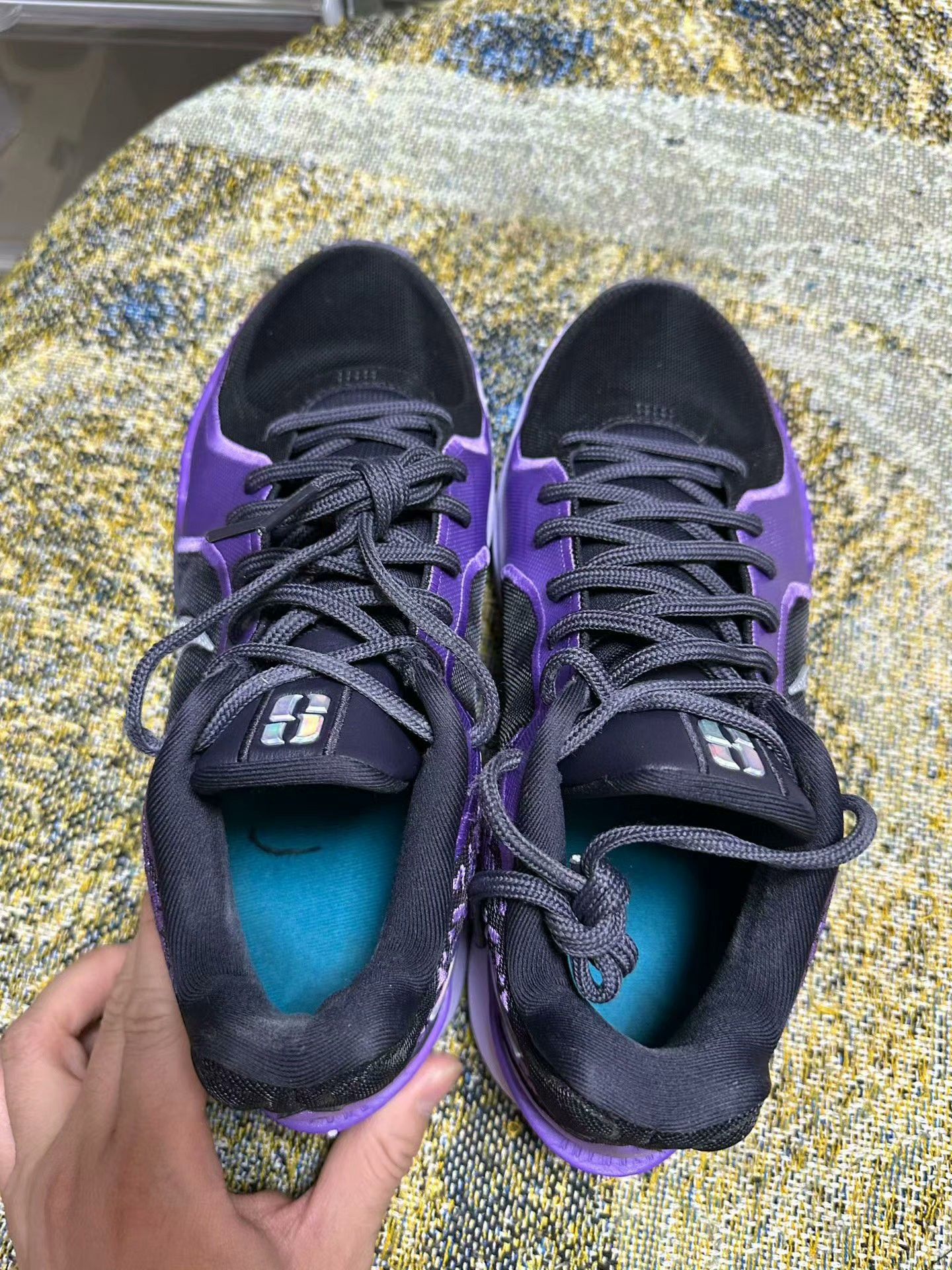 Nike Nike Basketball Purple Lowtop Sneakers 41 Men Size US 10 / EU 43 - 6 Thumbnail