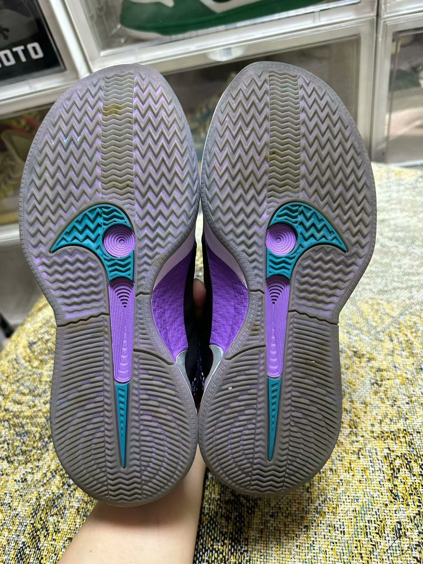 Nike Nike Basketball Purple Lowtop Sneakers 41 Men Size US 10 / EU 43 - 8 Thumbnail