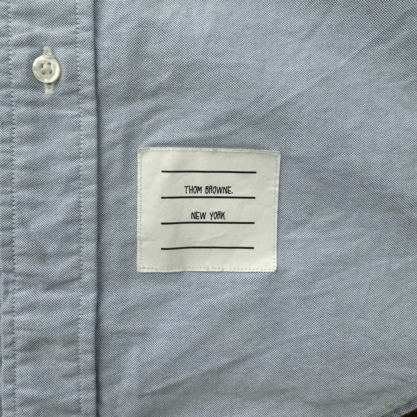 Thom Browne Thom Browne Blue Shirt 36.5 Men Size US S / EU 44-46 / 1 - 5 Thumbnail