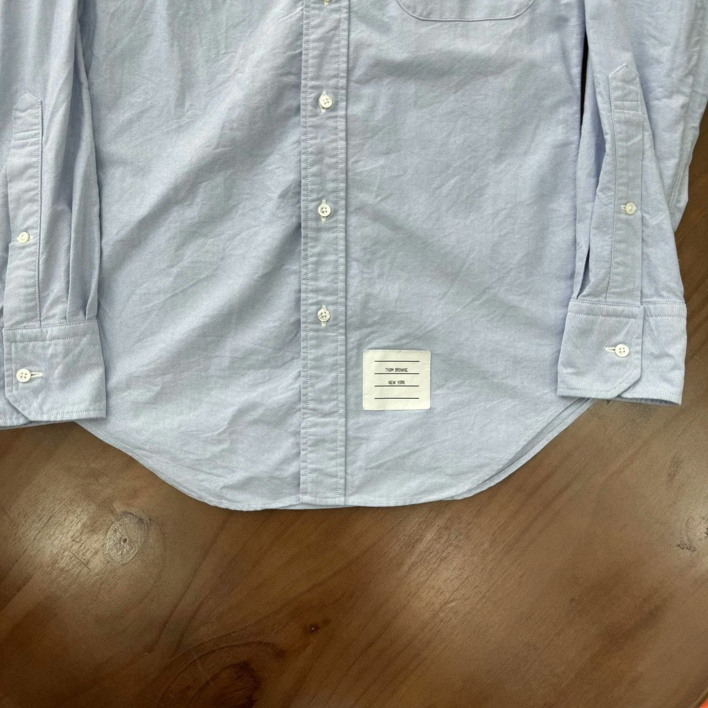 Thom Browne Thom Browne Blue Shirt 36.5 Men Size US S / EU 44-46 / 1 - 7 Thumbnail