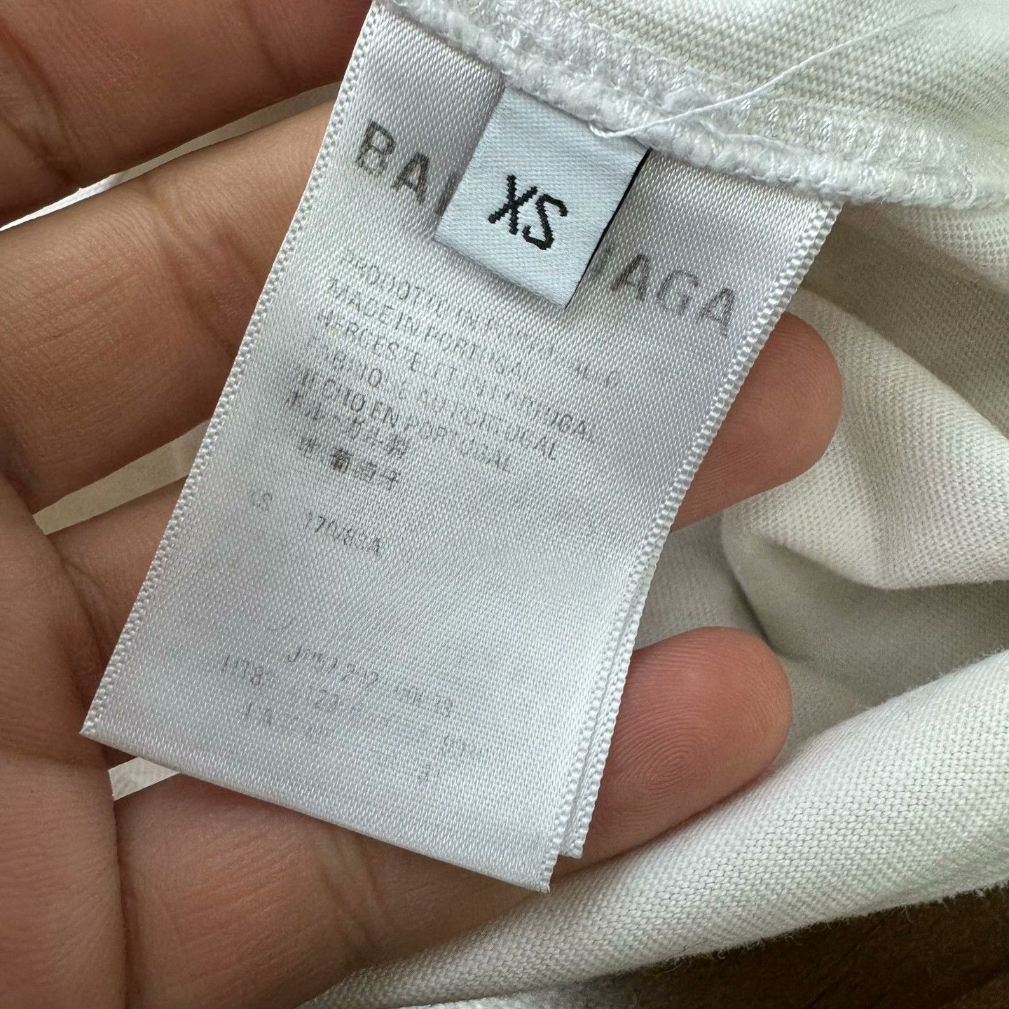 Balenciaga Balenciaga White T-Shirt XS Men Size US XS / EU 42 / 0 - 5 Thumbnail