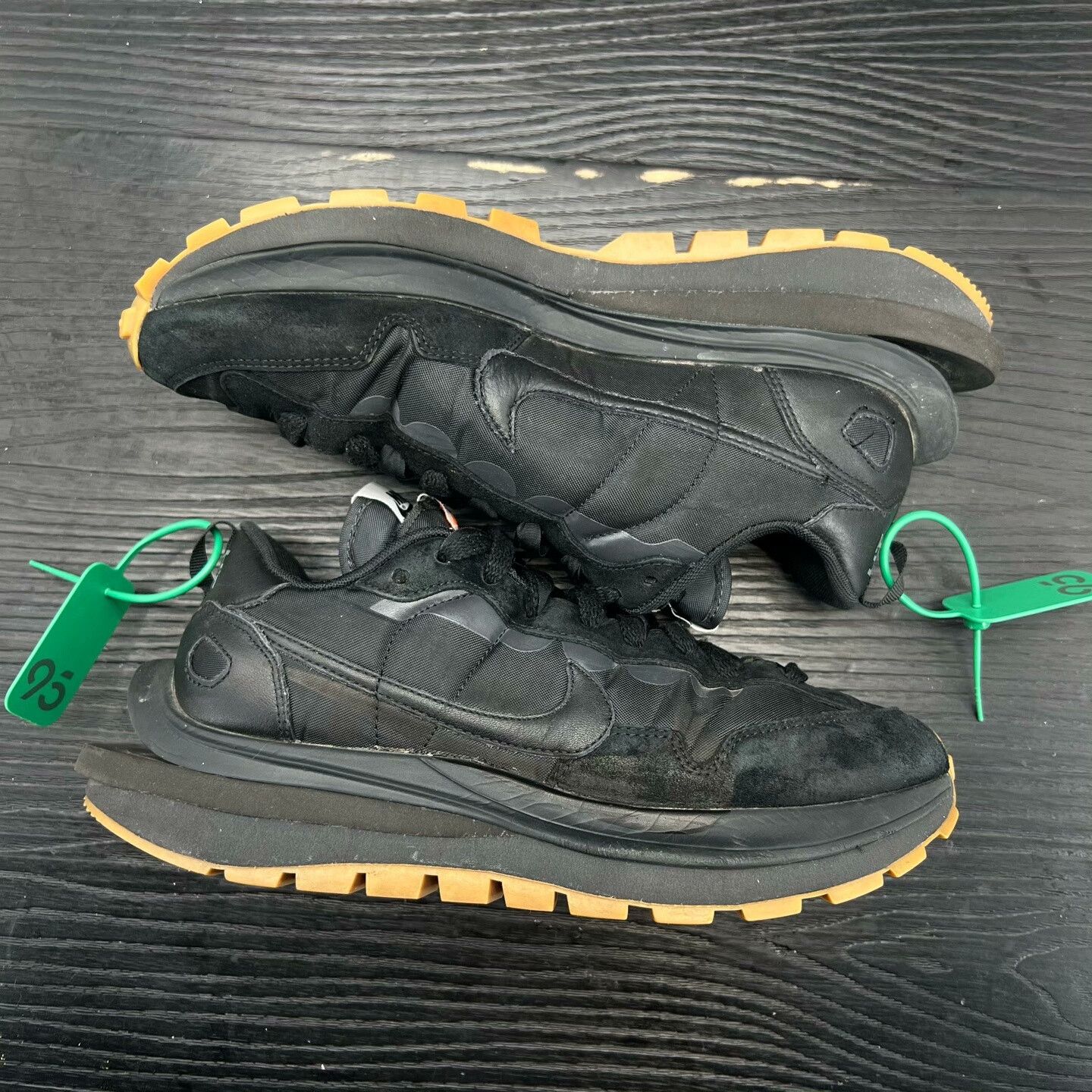 Sacai Sacai Black Lowtop Sneakers 42 Men Size US 9 / EU 42 - 3 Thumbnail