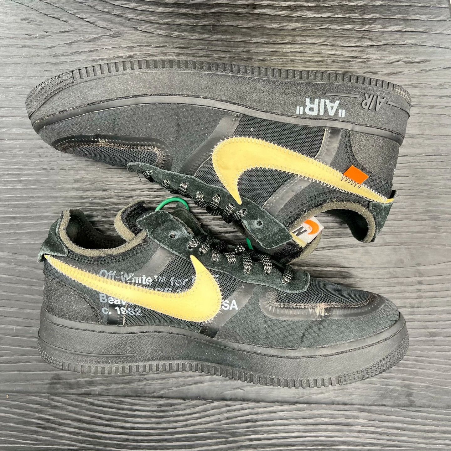 Off-White Off-White AF1 Black Lowtop Sneakers 40 Men Size US 7.5 / EU 40-41 - 3 Thumbnail
