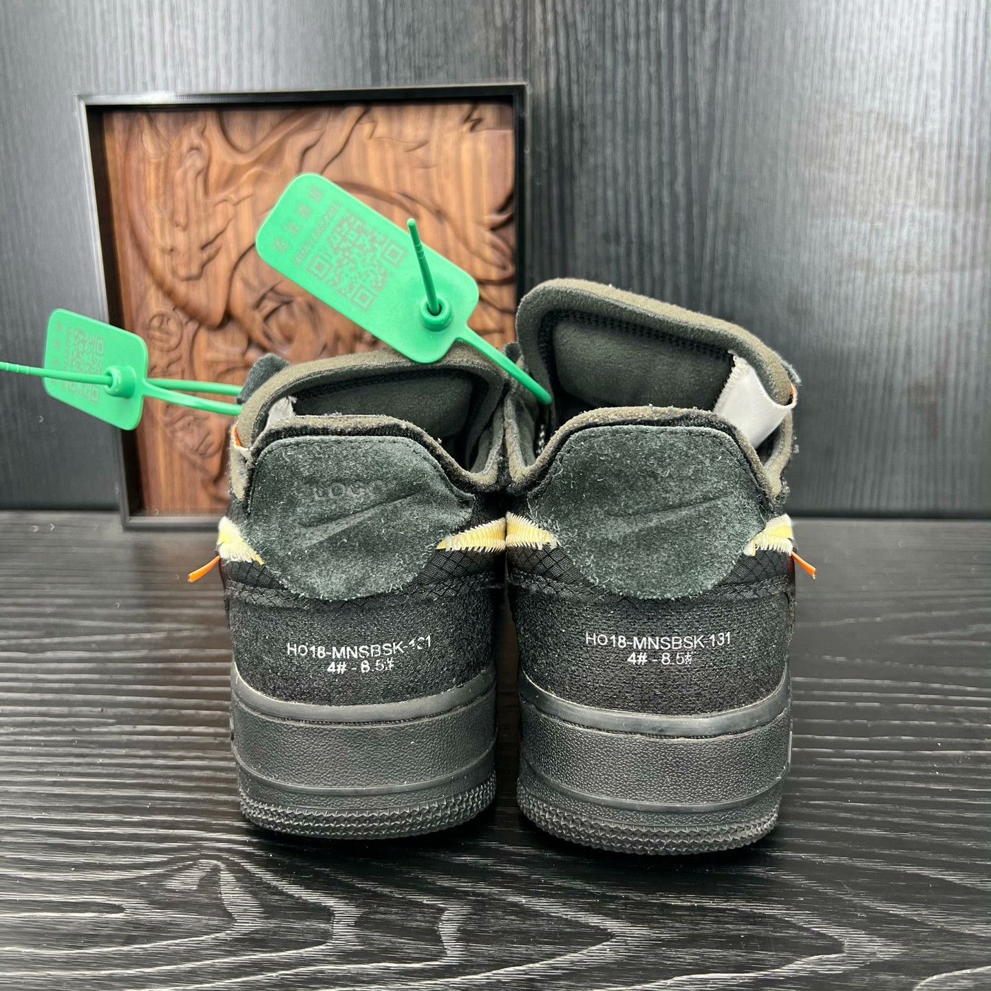 Off-White Off-White AF1 Black Lowtop Sneakers 40 Men Size US 7.5 / EU 40-41 - 5 Thumbnail