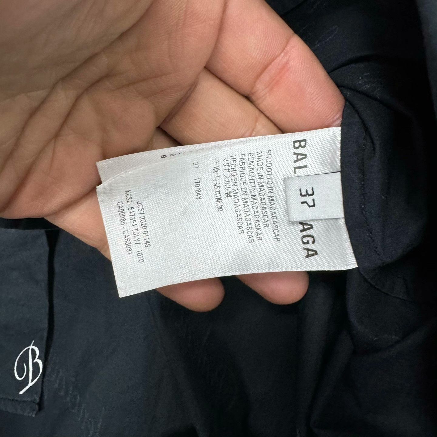 Balenciaga Balenciaga Blue Shirt 37 Men Size US S / EU 44-46 / 1 - 7 Thumbnail