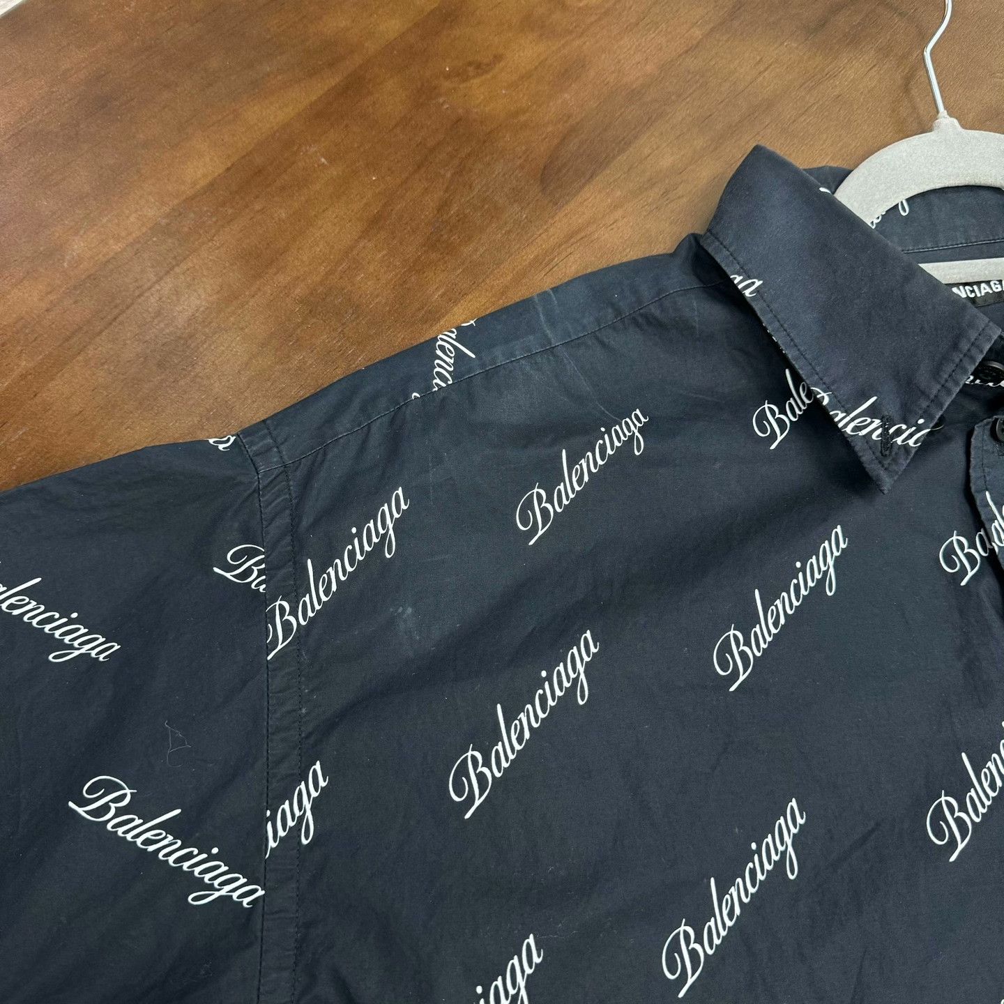 Balenciaga Balenciaga Blue Shirt 37 Men Size US S / EU 44-46 / 1 - 6 Thumbnail