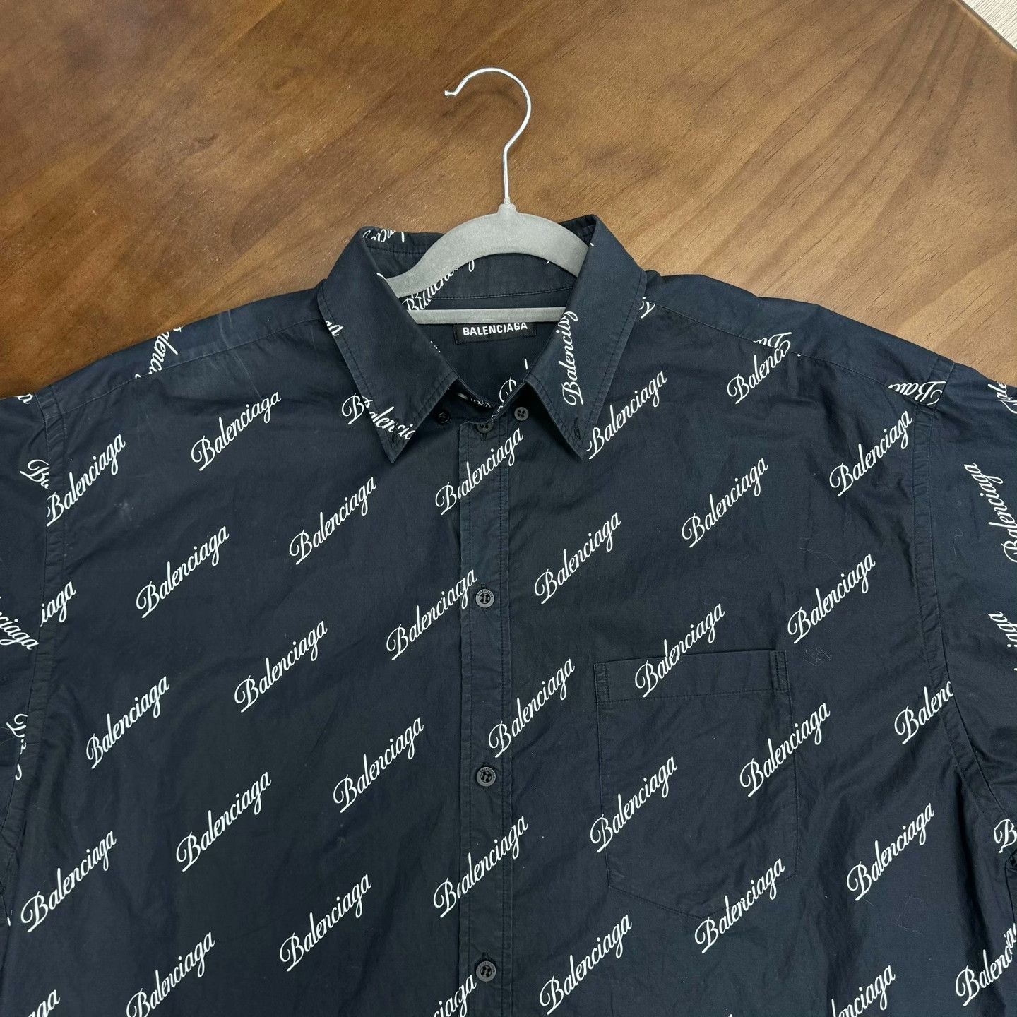 Balenciaga Balenciaga Blue Shirt 37 Men Size US S / EU 44-46 / 1 - 3 Thumbnail