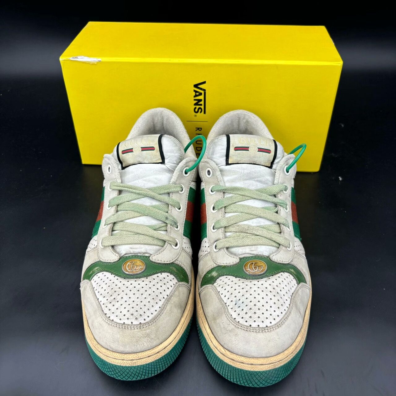 Gucci Gucci Green Lowtop Sneakers 43.5 Men Size US 10.5 / EU 43-44 - 4 Thumbnail