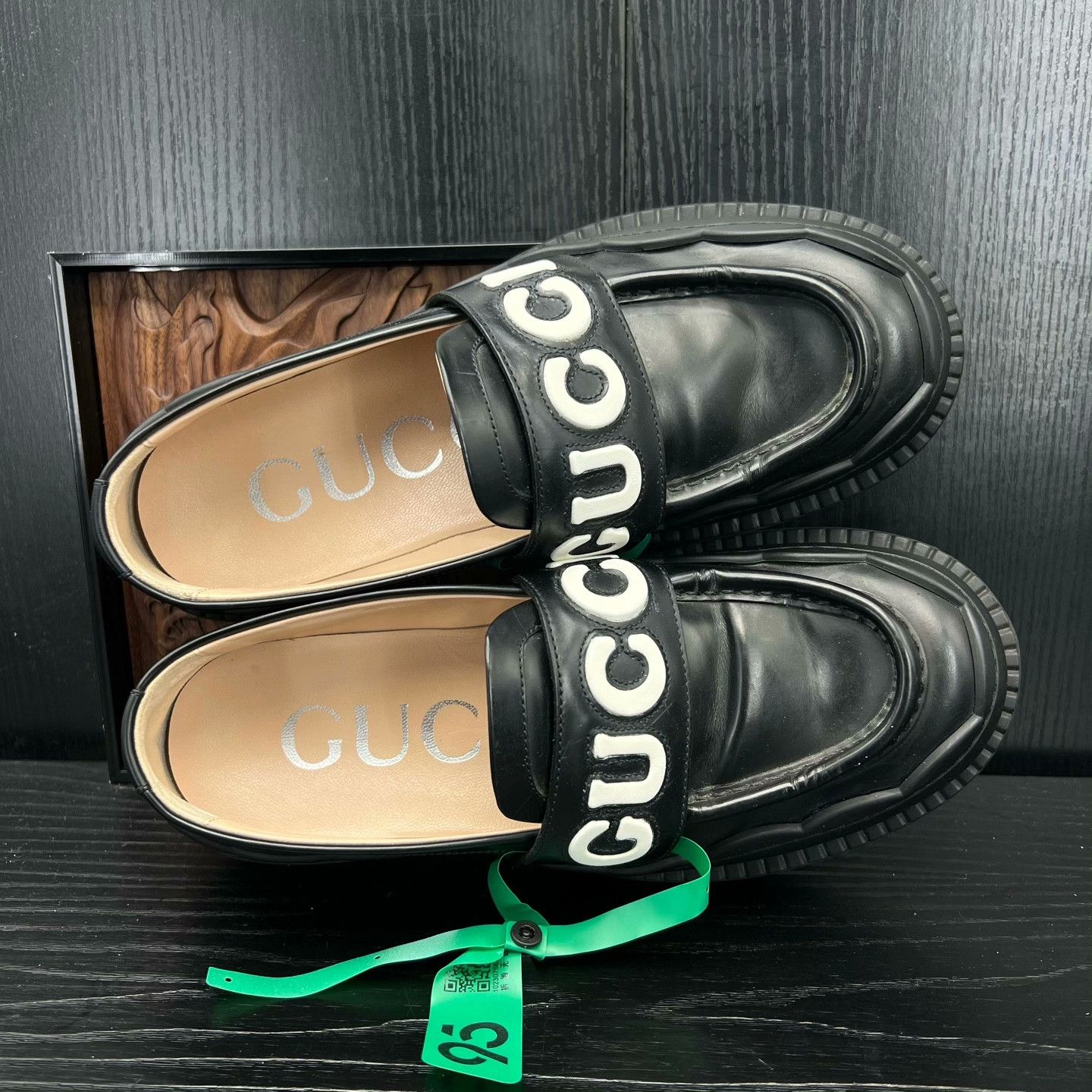 Gucci Gucci Leather Black Lowtop Sneakers 39 Men Size US 6.5 / EU 39-40 - 7 Thumbnail