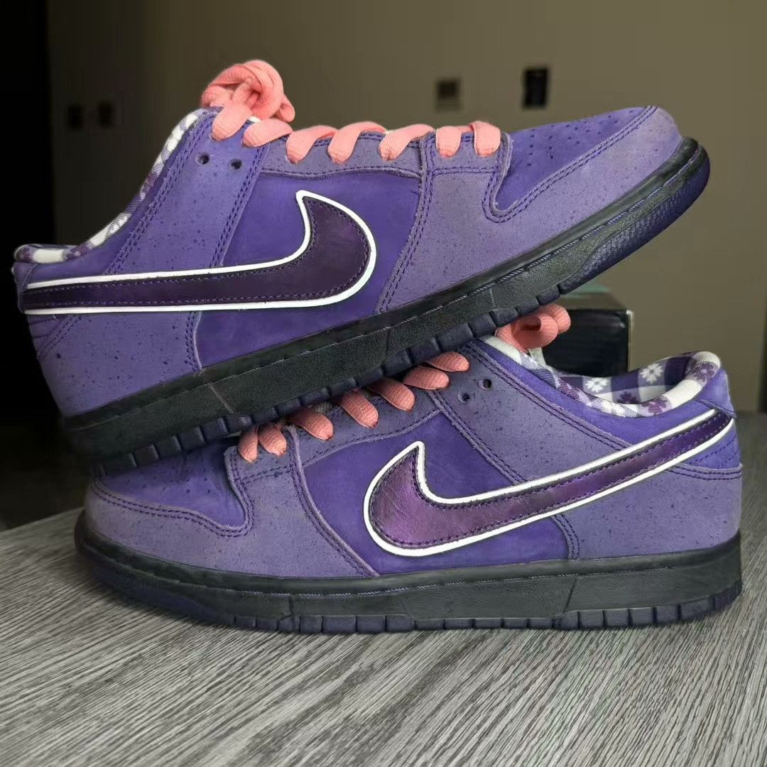 Nike Nike DUNK Purple Lowtop Sneakers 42 Men Size US 9 / EU 42 - 2 Thumbnail