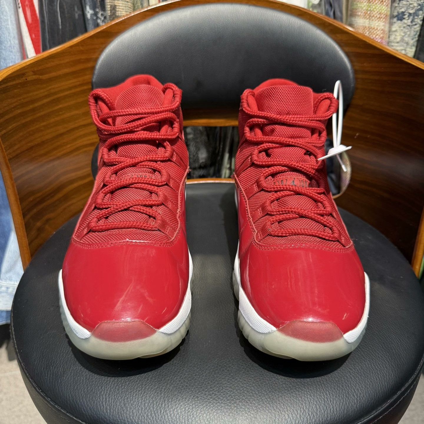 Nike Nike AJ11 Red Lowtop Sneakers 45 Men Size US 11.5 / EU 44-45 - 2 Thumbnail