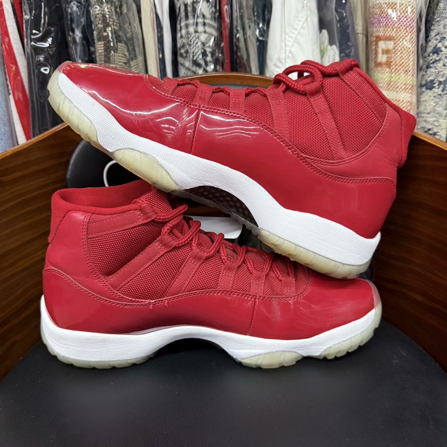 Nike Nike AJ11 Red Lowtop Sneakers 45 Men Size US 11.5 / EU 44-45 - 7 Thumbnail