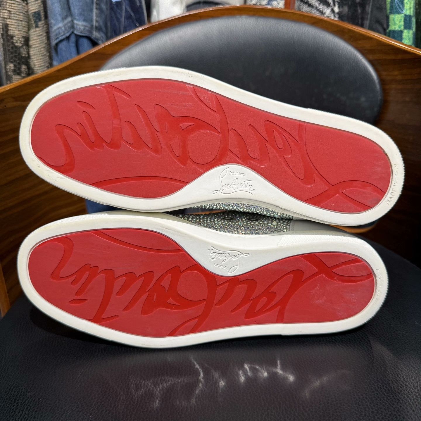 Christian Louboutin Christian Louboutin Multi Hitop Sneakers 38 Women Size US 7.5 / IT 37.5 - 9 Thumbnail