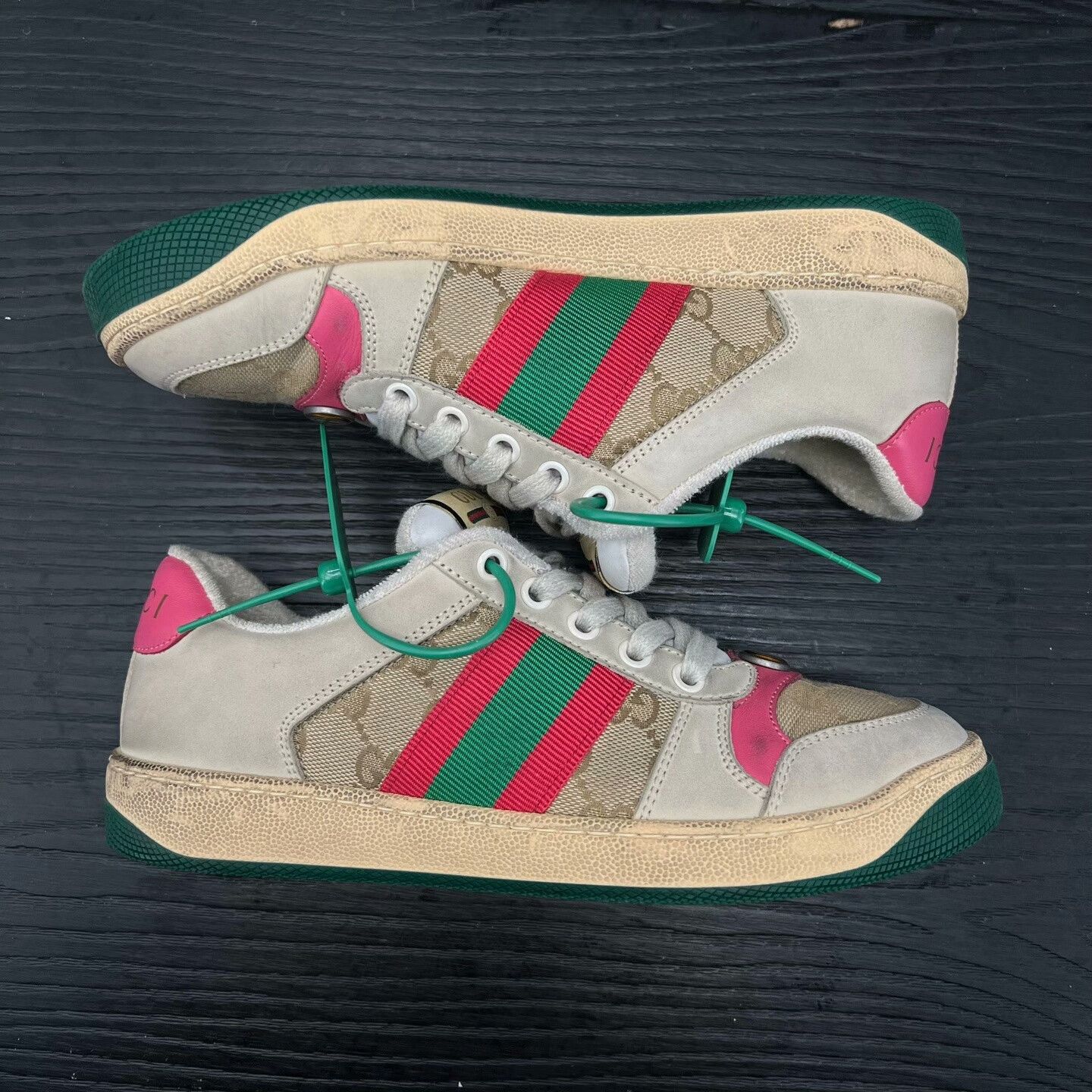 Gucci Gucci Pink Lowtop Sneakers 36 Women Size US 6 / IT 36 - 3 Thumbnail