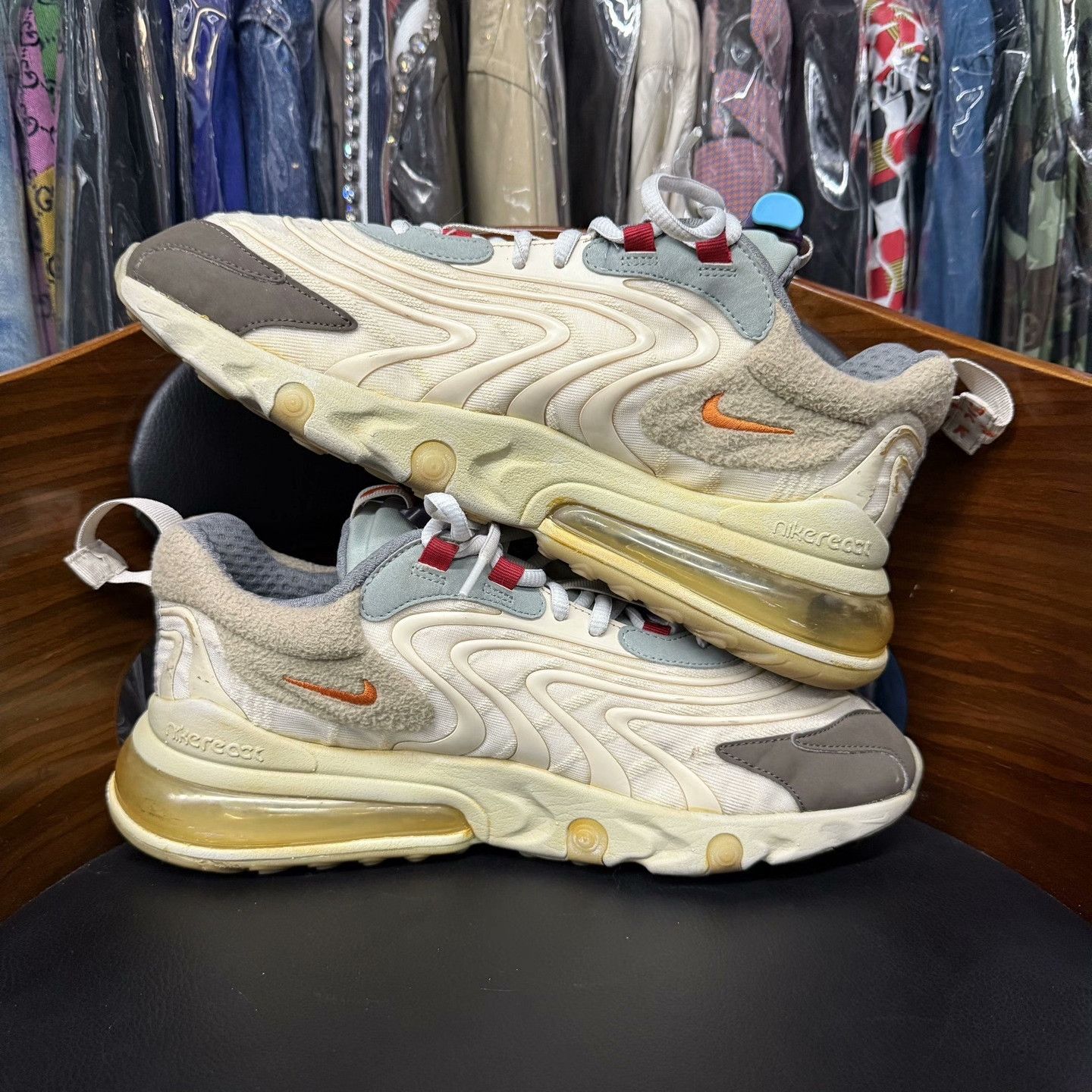 Nike Nike MAX270 Collab Yellow Lowtop Sneakers 44 Men Size US 10.5 / EU 43-44 - 7 Thumbnail