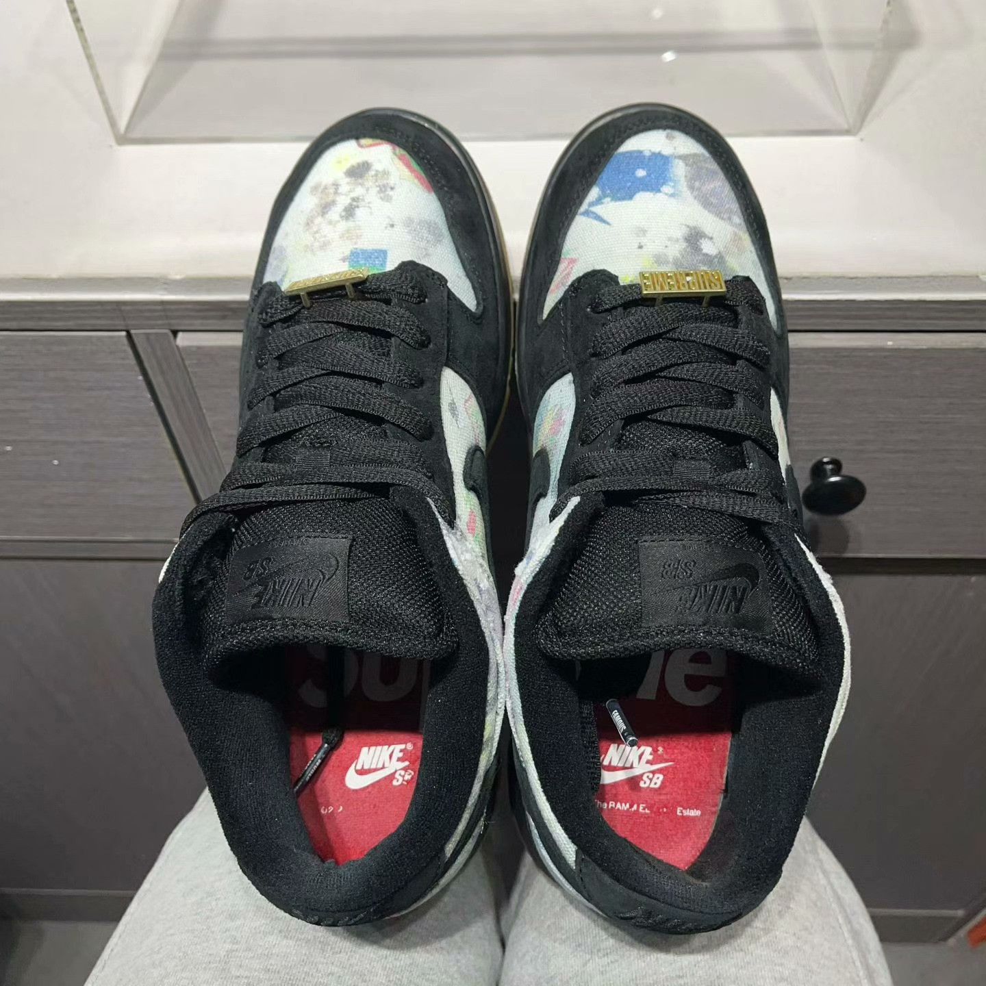 Nike Nike DUNK Collab Black Lowtop Sneakers 42 Men Size US 9 / EU 42 - 8 Thumbnail