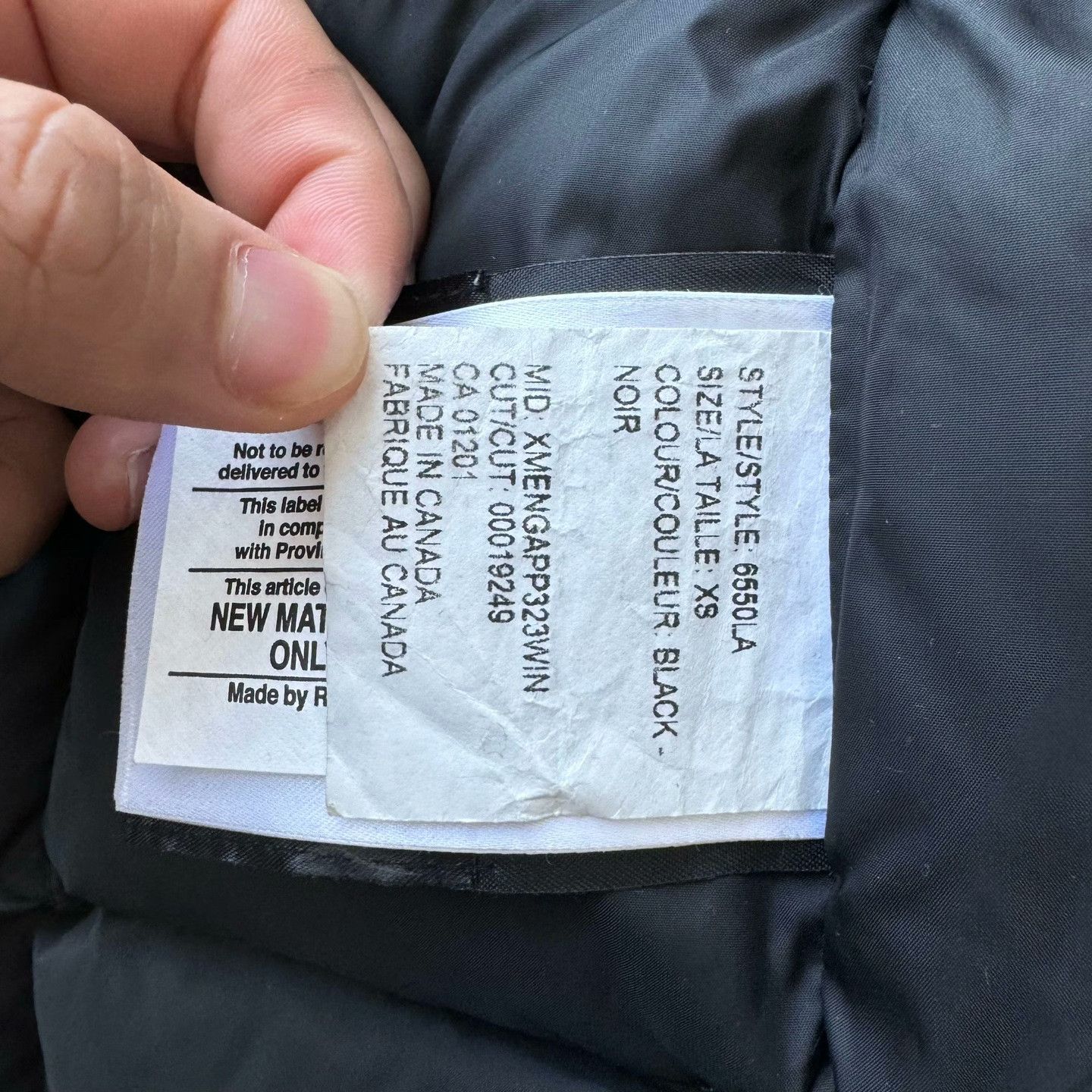 Canada Goose Canada Goose Down Black Heavy Coat XS Men Size US XS / EU 42 / 0 - 8 Thumbnail