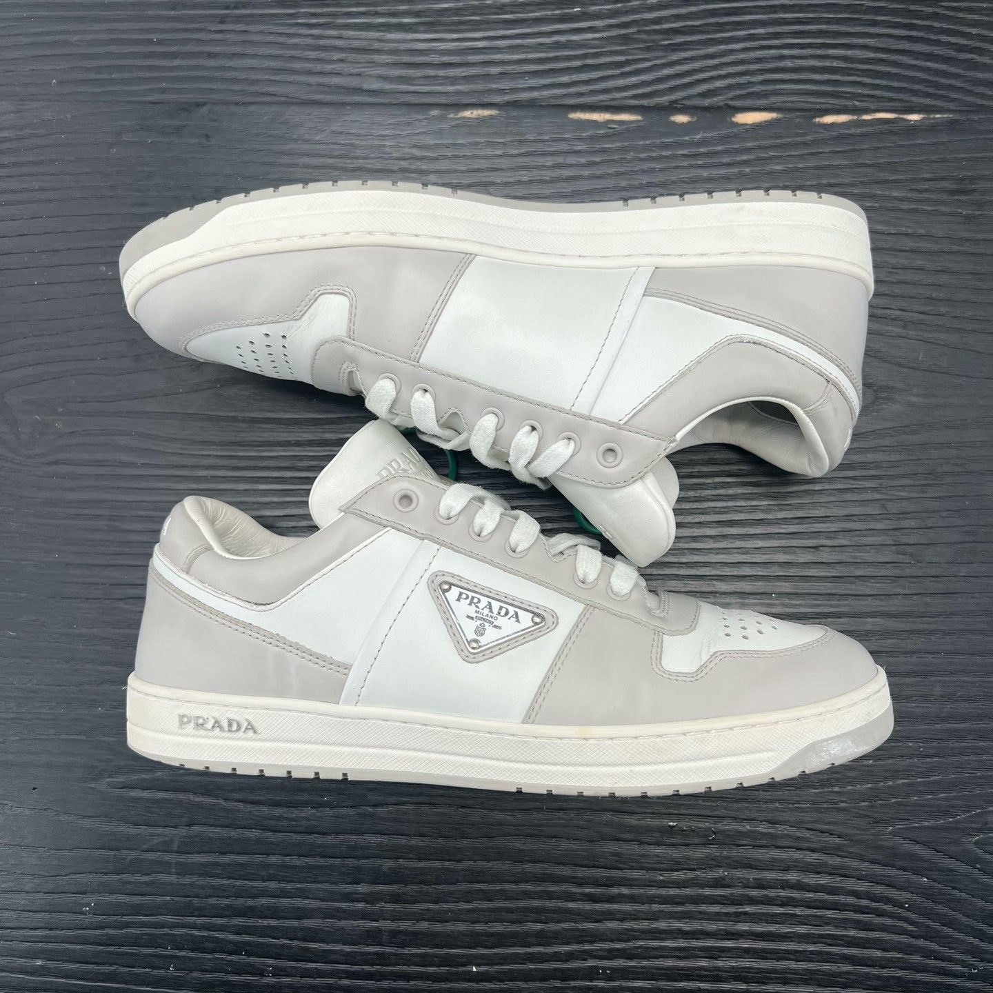 Prada Prada Down White Lowtop Sneakers 41 Men Size US 8.5 / EU 41-42 - 3 Thumbnail